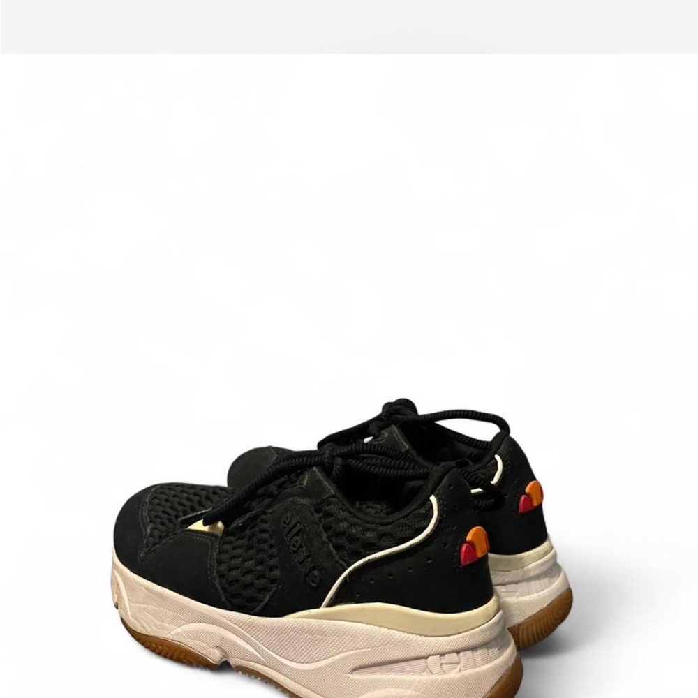 Ellesse Black Trainers with Tan Soles